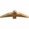 Ekena Millwork Bellingham Rough Sawn Timber Gable Bracket, Western Red Cedar, 48"W x 14"H x 4"D x 6"F, 7/12 Pitch GBW048X14X0406BEL00RWR - alternate 2
